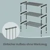 SONGMICS Schuhregal, 3 Ebenen, Schuhablage schmal, Produktbild-Vorschau 6