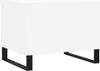 A white cabinet on black legs, shown from the front. Anteprima dell’immagine prodotto