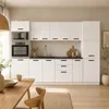ULWEHOME | Küchenzeile 300 cm Weiß Hochglanz, Produktbild-Vorschau 3