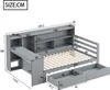 okwish Lit 90 x 200 cm avec bureau, étagères et rangements, Voir les images du produit 7