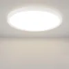 ZMH LED stropní svítidlo bílé ploché stropní svítidlo 22 cm Náhled obrázku produktu 1