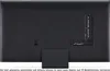 The back of a black LG QNED TV, showing ports and a stand. Produktbild-Vorschau