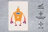 MuchoWow® Mauspad Mousepad Roboter - Antenne - Orange - Produktbild-Vorschau 2