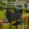 BigDean 4X Blumenkasten Balkongeländer 50cm Blumenkästen Produktbild-Vorschau 4