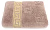 Luxus Medusa Badetuch 100x150 cm - Beige / Hell Braun - Produktbild-Vorschau 1