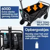 Chariot pliable XL - Jusqu'à 110KG - 91x51x103 CM - 120L - Voir les images du produit 17