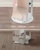 SONGMICS Schmuckschrank mit LED und Spiegel, 3 Ablagen, Produktbild-Vorschau 5