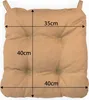 Sunnypillow 4er Set Stuhlkissen mit Klettverschluss Maße: Produktbild-Vorschau 2