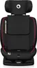 A black car seat with pink trim, shown from the front on a white background. Produktbild-Vorschau