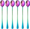 Intirilife Lot de 6 cuillères en acier inoxydable aux Voir les images du produit 1