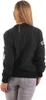 Damen Bomberjacke Jacke mit Patches Übergangsjacke; Schwarz Produktbild-Vorschau 2