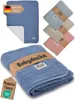 Babydecke - Musselin Fleecedecke (Baumwolle,Fleece) Produktbild-Vorschau 1