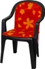 Auflage Monoblock niedrig 0464 rot-orange 79x43x3,5 cm Produktbild-Vorschau 2
