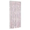 Design Fliegenvorhang Silbergrau und Rosa 100x220 cm Produktbild-Vorschau 2