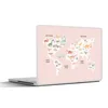 MuchoWow® Laptop Aufkleber Sticker Cover Weltkarte - Kinder Produktbild-Vorschau 1