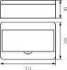 Verteilerkasten Sicherungskasten AP 12 Module Rn-12 7.3 Produktbild-Vorschau 2