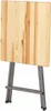 Stehtisch  80x80x110 - natur, Tischplatte aus Kiefer Produktbild-Vorschau 4