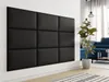 Čalouněný panel na zeď 70x40 PAG - černá Náhled obrázku produktu 1