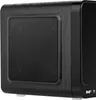A product shot of a black digital radio. Produktbild-Vorschau