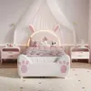 INONEFT Cartoon-Kinderbett 90 x 200 cm, Polsterbett mit Produktbild-Vorschau 7