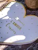 Gästebuch Herzform Liebe Gold 20 cm Weiß Hochzeit - Produktbild-Vorschau 2