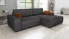 Ecksofa TOR mit Schlaffunktion. Farbe: Graphite. Produktbild-Vorschau 4