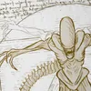 style3 Vitruvianischer Xenomorph Damen T-Shirt ripley kino Produktbild-Vorschau 2