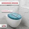 Grafner WC Sitz aus MDF stabile Qualität Blue Planks Produktbild-Vorschau 8