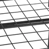 Close-up view of a black wire grid structure, possibly part of a greenhouse or shelving unit. Náhled obrázku produktu