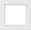 Cornice Berker singola, Q.3, bianco polare, velluto, 1 pz. Anteprima dell’immagine prodotto 1