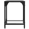vidaXL Couchtische mit Glasplatte 2 Stk. Transparent Produktbild-Vorschau 4