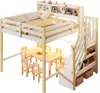 Lit mezzanine Merax 140x200 cm, lit superposé avec LED, lit Voir les images du produit 10