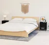 vidaXL Nachttische 2 Stk. Schwarz 40x30x54,5 cm Stahl und Produktbild-Vorschau 1