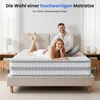 Boxspringmatratze 90x200x26cm, 7-Zonen, mit Memory-Schaum Produktbild-Vorschau 6