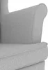 vidaXL Kreslo cloud grey 74x84x100 cm látka Náhľad obrázku produktu 7