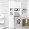 vidaXL Koupelnová skříňka vysoký lesk bílá 32x25,5x190 cm Náhled obrázku produktu 1