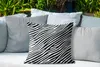MuchoWow® Outdoor Kissen - Tiermuster - Zebra - Schwarz - Produktbild-Vorschau 4