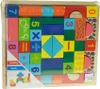 Drevené stavebné triediace bloky, 58-dielne puzzle Náhľad obrázku produktu 6
