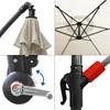 Sonnenschirm Ø3m inkl. Gartenschirm 360° drehbar Produktbild-Vorschau 3