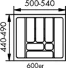 Naber Besteckeinsatz 1, B min/max 500/540 T min/max 440/490 Produktbild-Vorschau 5