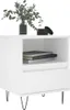 vidaXL Table de nuit blanc 40x35x50 cm bois composite Voir les images du produit 3