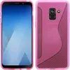 Samsung Galaxy A8 Plus 2018 Handy Silikon Schutzhülle Cover Produktbild-Vorschau 1