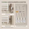 S'AFIELINA Handtuchheizkörper elektrisch mit Ablage 700×600 Produktbild-Vorschau 9