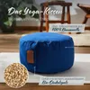 #DoYourYoga Jóga polštář Vishnu - vyplněný špaldou - kulatý Náhled obrázku produktu 8