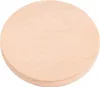 A round wooden cutting board is shown from a top-down perspective against a white background. Anteprima dell’immagine prodotto