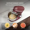 Fentic Robot Pâtissier 2000W – Pétrin, Mixeur, 6,2L Bol Voir les images du produit 5