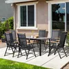 Outsunny Sitzgruppe klappbar 7tlg. Balkonset 1 Tisch+6 Produktbild-Vorschau 2