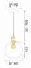 Lampa wisząca APP1007-1CP O Biała Podgląd zdjęcia produktu 7