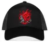 Cyberpunk Cap Uni Samurai schwarz Standard Produktbild-Vorschau 6