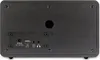 The back of a black electronic device, likely a speaker or radio, showing ports and connectors. Produktbild-Vorschau